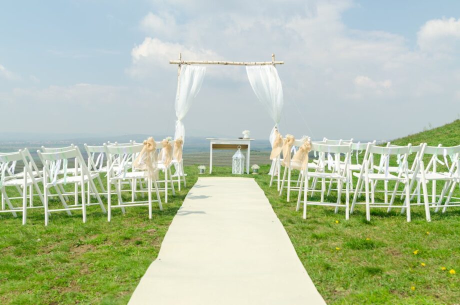 Backdrops bruiloft